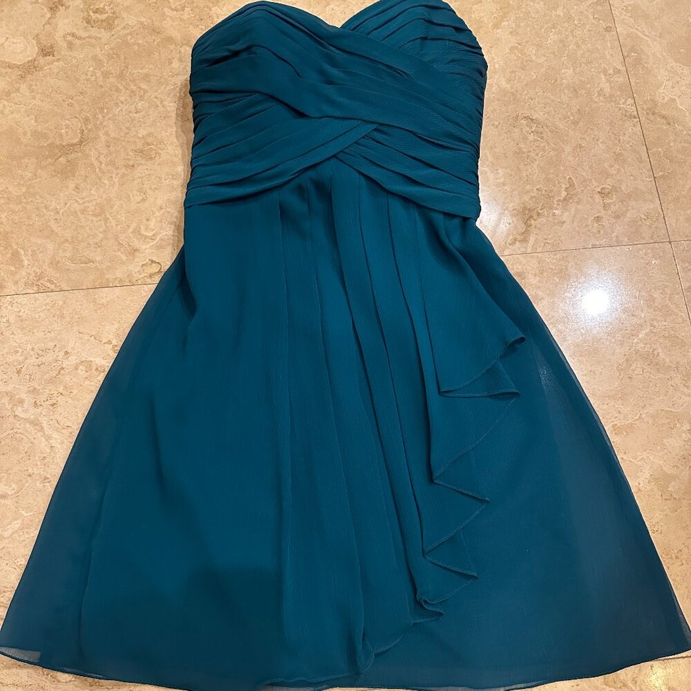 Strapless David Bridal Dress